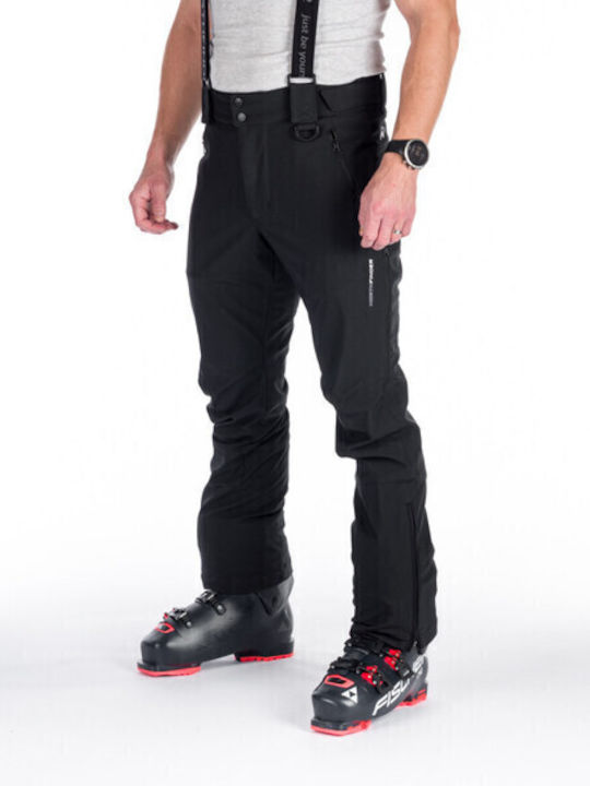 Northfinder Lyle NOF-NO-3896S-269_1 Men's Dungarees for Ski & Snowboard Soft Shell Black