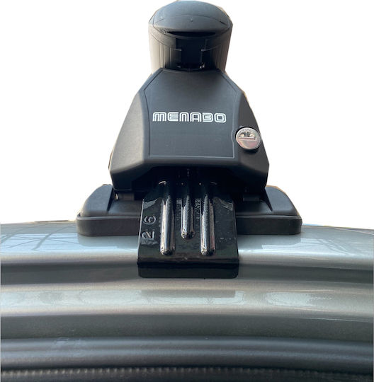 Menabo (with Roof Rack Legs) Silver