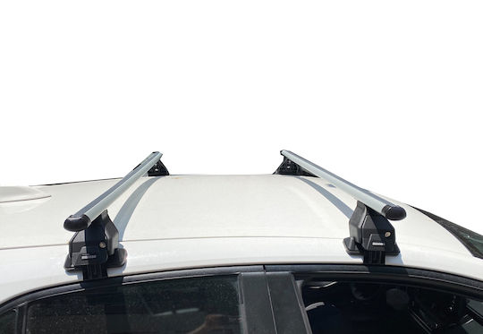 Menabo Autodachträger Aluminium für Toyota Corolla 2018+ mit Dachträgerfüßen Silber