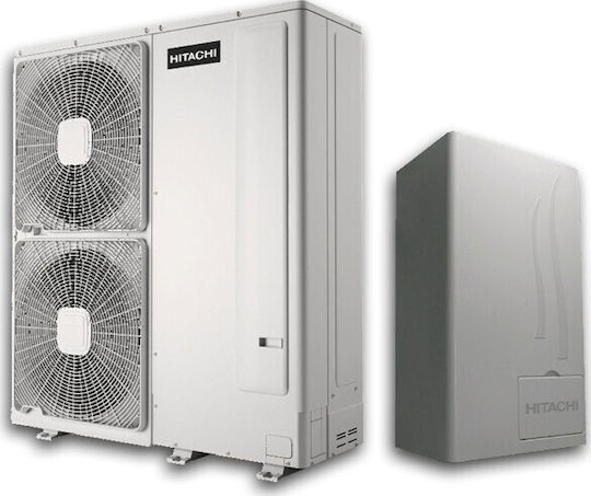 Hitachi Αντλία Θερμότητας 20kW Τριφασική 60°C Split
