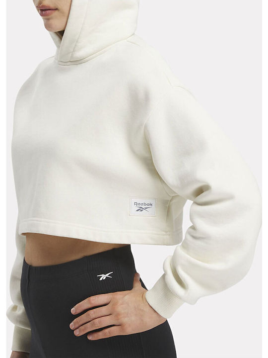 Cropped Hanorac pentru femei Cu glugă Non-Dyed