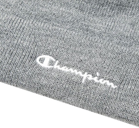Beanie Ανδρικός Σκούφος Πλεκτός σε Γκρι χρώμα
