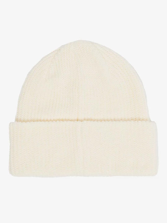 Obey Beanie Unisex Beanie Knitted in Beige color