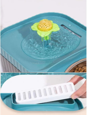 Automatic Cat Waterer Fountain Green 3lt