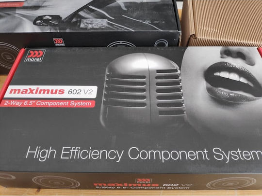 Morel Set Boxe Auto 602 Difuzoare auto 6.5" cu 90W RMS (2 căi)