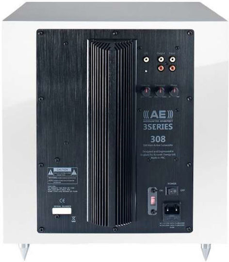 Acoustic Energy AE308 Безжично Самоусилващ Субуфер с Говорител 12" 500W Бял