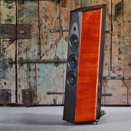 Sonus Faber Reference IL Cremonese Ex3me 18103 Pair of Hi-Fi Speakers Floor 100W 3.5 No of Drivers Red Violin