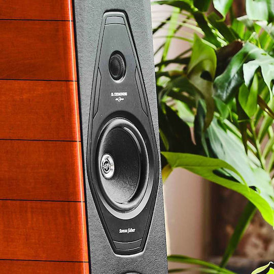 Sonus Faber Reference IL Cremonese Ex3me 18103 Pair of Hi-Fi Speakers Floor 100W 3.5 No of Drivers Red Violin
