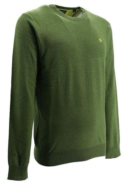 Scotch & Soda Bluza Bărbătească cu Mânecă Lungă Verde