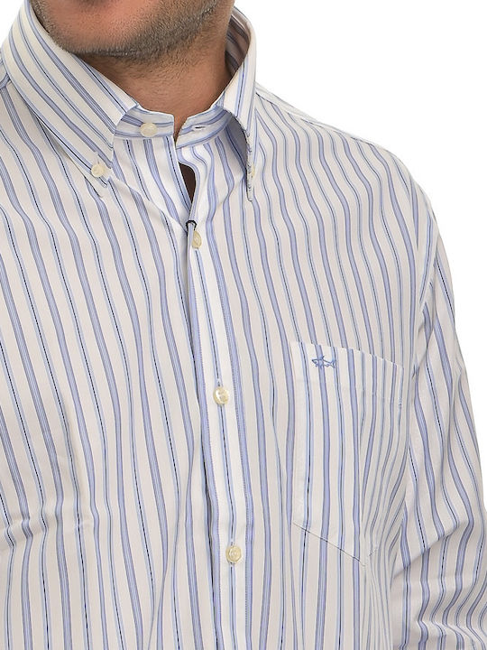 Paul & Shark Men's Shirt Long Sleeve Striped Striped (striped pattern)