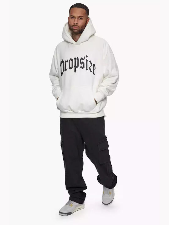 Dropsize Men's Sweatshirt with Hood Cream/Grey