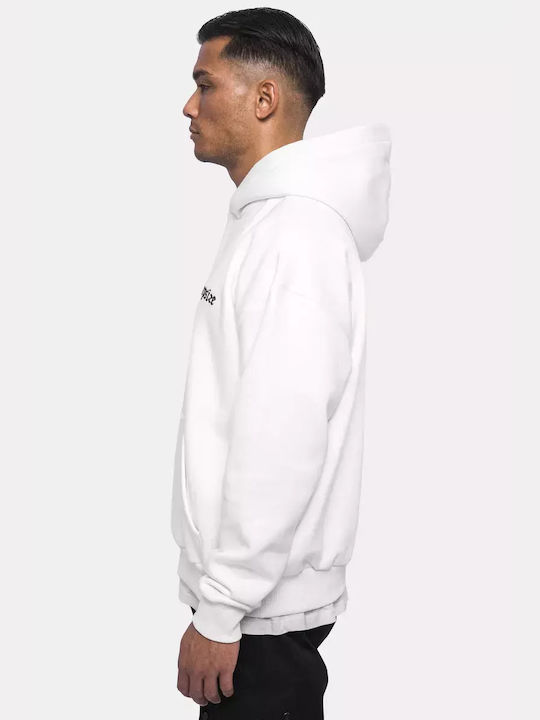 Dropsize Men's Sweatshirt with Hood Cream White