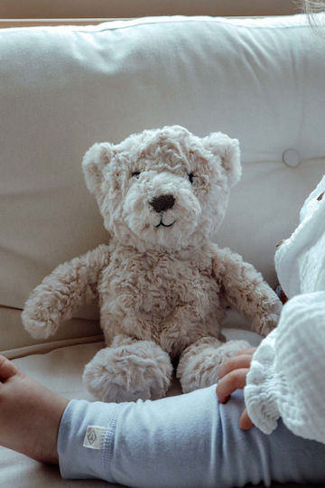 Flow Animal Bear made of Fabric with White Sounds for 0++ Months