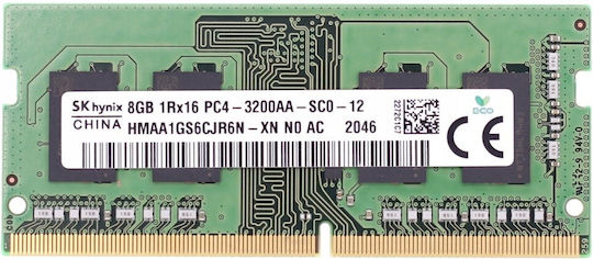 Hynix DDR4 με Module 1x8GB και Ταχύτητα 3200 για Laptop