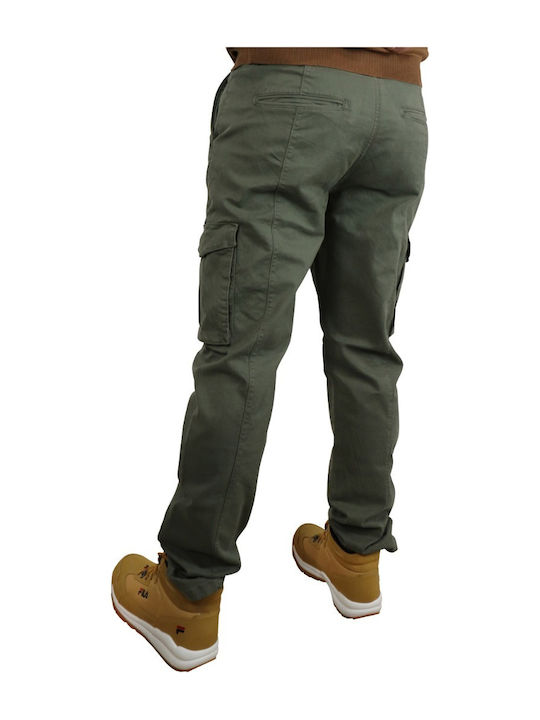 Trousers Cargo Elastic Khaki