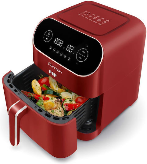 Rohnson Heißluftfritteuse 7Es Rot R-2859R