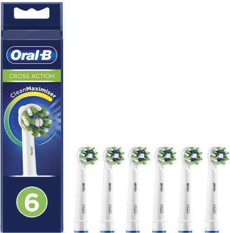 Oral-B CrossAction CleanMaximizer Replacement Heads for 445551 6pcs