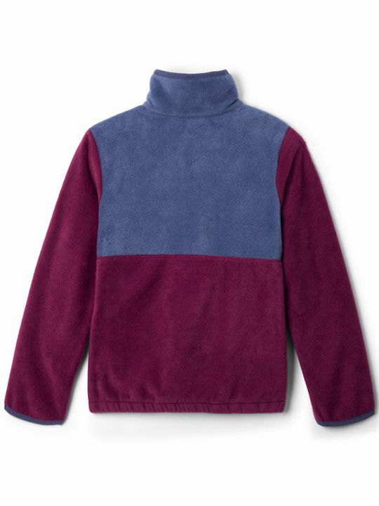 Columbia Kinder-Strickjacke Marionberry/Nachtaktiv.