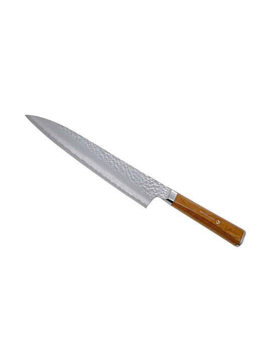 Ryusen Tangan Ryu Μαχαίρι Chef από Δαμασκηνό Ατσάλι 21cm