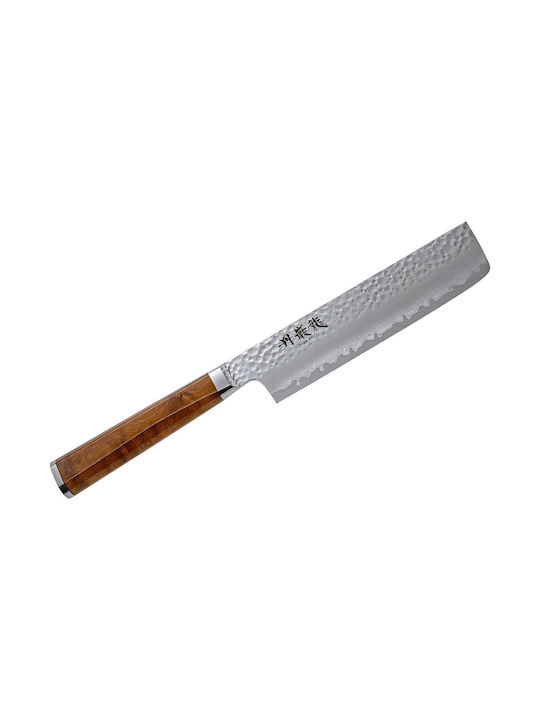 Ryusen Нож Nakiri от Дамаска Стомана 16см
