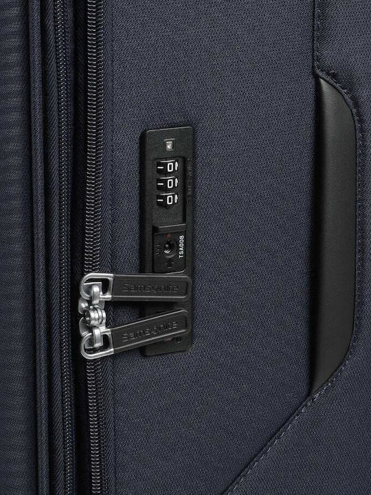Samsonite Litebeam Μεγάλη Βαλίτσα Ταξιδίου Υφασμάτινη Midnight Blue με 4 Ρόδες