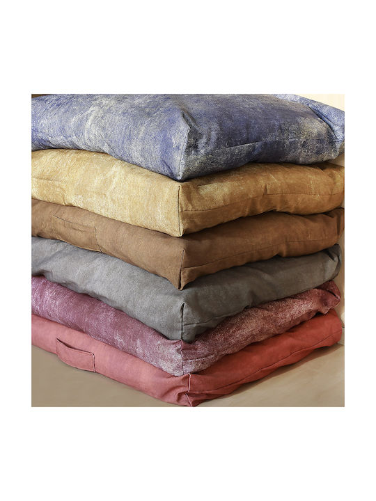 Decocraft Box Vintage Burgundy Floor Pillow 70x70cm
