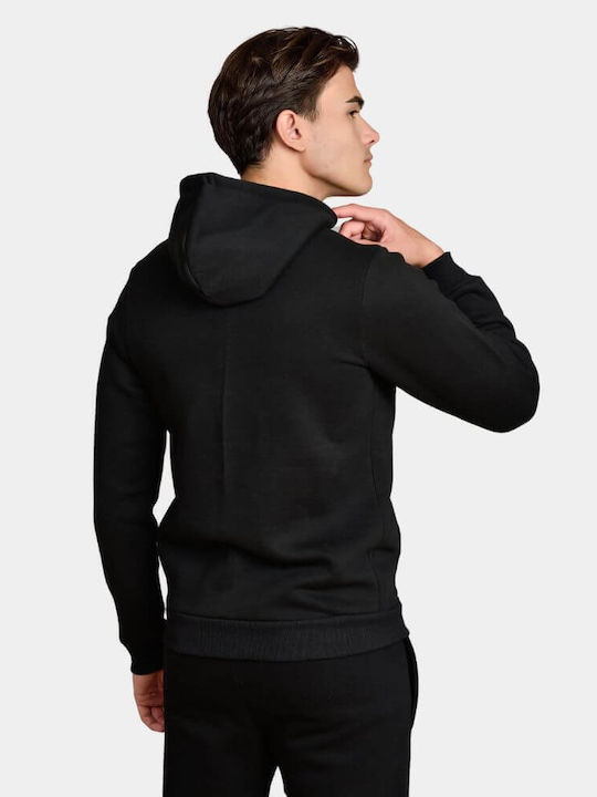 Target Herren Sweatshirt mit Kapuze und Taschen Schwarz