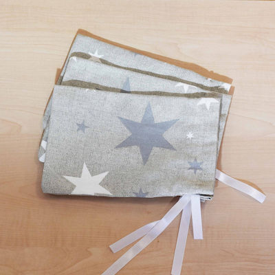 Decocraft Stoff Beutel als Geschenk Gray 14x18cm.