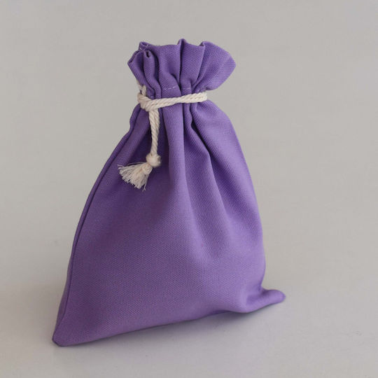 Decocraft Basic Fabric Pouch for Gift Lilac 14x18cm 12 Pieces