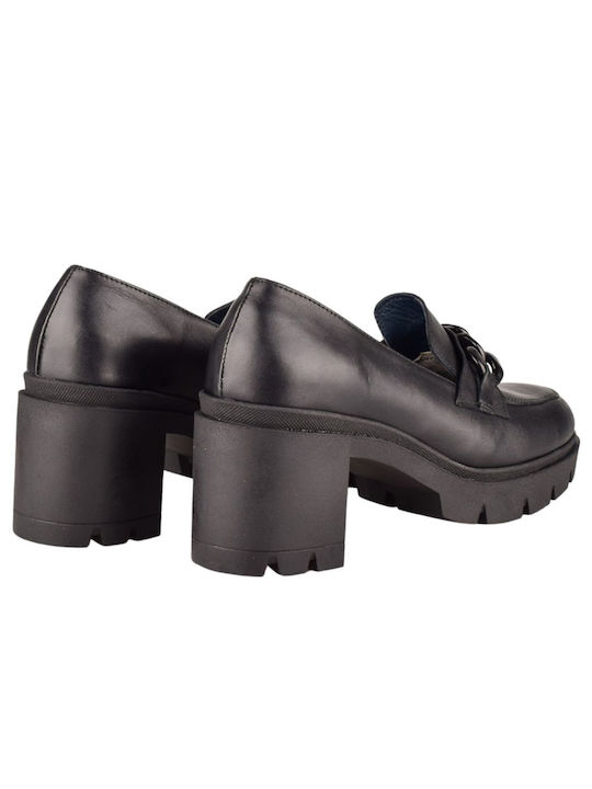 Yfantidis Leder Pumps Schwarz