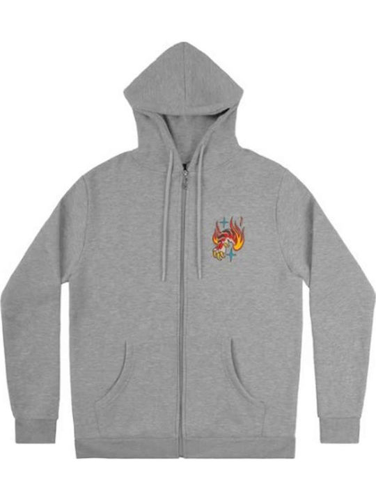 Herren Sweatshirt mit Kapuze Grau