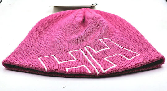 Outline Beanie Beanie Knitted in Fuchsia color