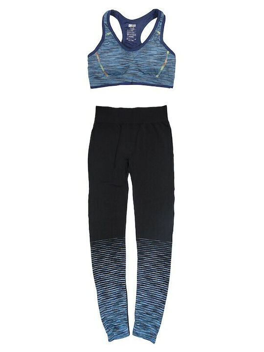 V-store Damen-Sweatpants-Set Blue