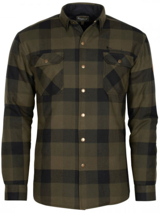 Langärmlig Hemd Green/Black