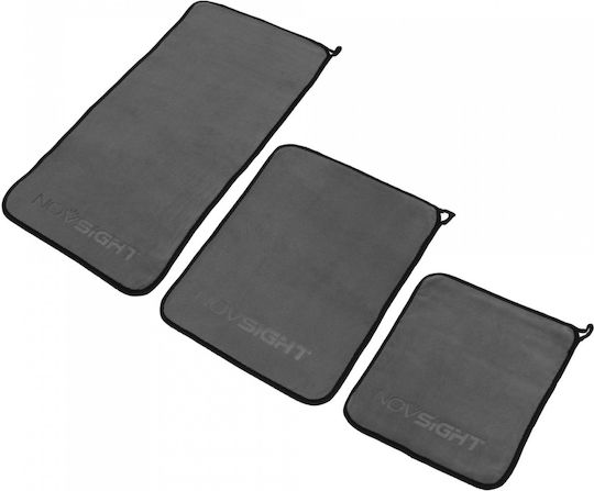 NovSight Cloths Microfiber Drying for Body Car Gray 3pcs