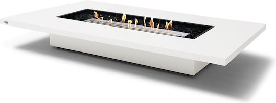 Ecosmart Fire Επιδαπέδιο Τζάκι Βιοαιθανόλης Εσωτερικού / Εξωτερικού Χώρου Γκρι
