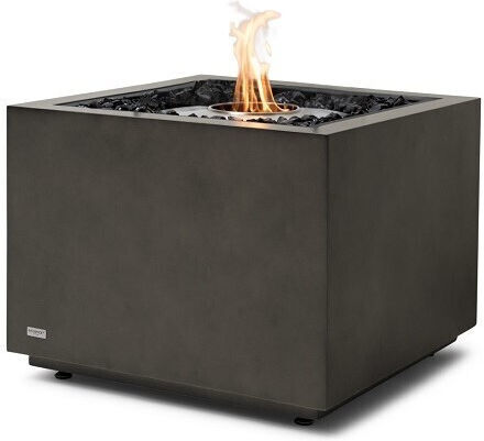 Ecosmart Fire Επιδαπέδιο Τζάκι Βιοαιθανόλης Εσωτερικού / Εξωτερικού Χώρου Γκρι