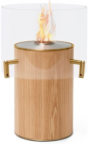 Ecosmart Fire Pillar 3T Boden Bioethanol Kamine Innen- / Außenbereich Schwarz