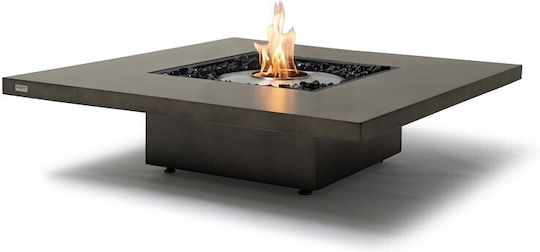 Ecosmart Fire 40 Επιδαπέδιο Τζάκι Βιοαιθανόλης Εσωτερικού / Εξωτερικού Χώρου Γκρι