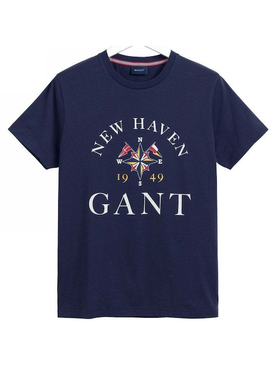 Gant Men's T-shirt Blue