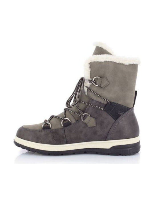 Ebelya Grey Bootie Plain Kimberfeel pentru femei