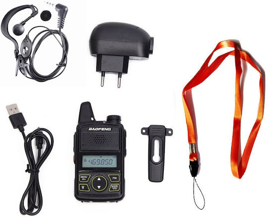 Baofeng BF-T1 Wireless Transceiver PMR 1.5W with Monochrome Screen Set of 2pcs