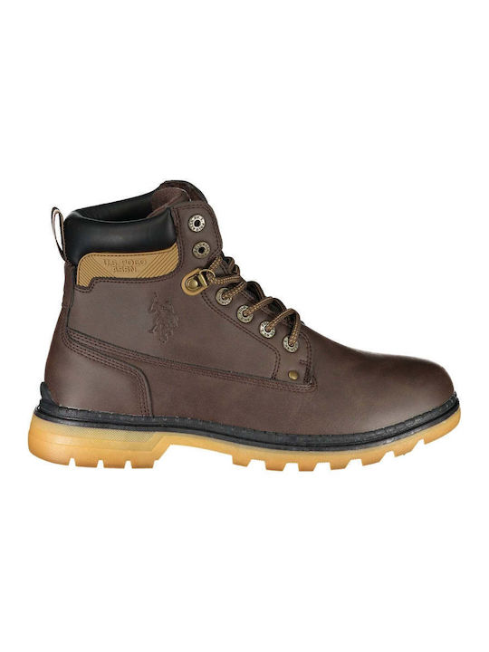 U.S. Polo Assn. Men's Boots Brown