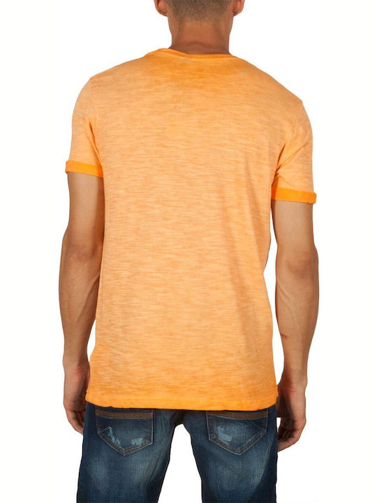 Sublevel Herren Kurzarmshirt Orange