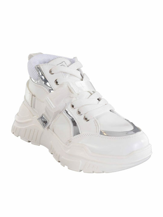 Laura Biagiotti Femei Sneakers White / Silver