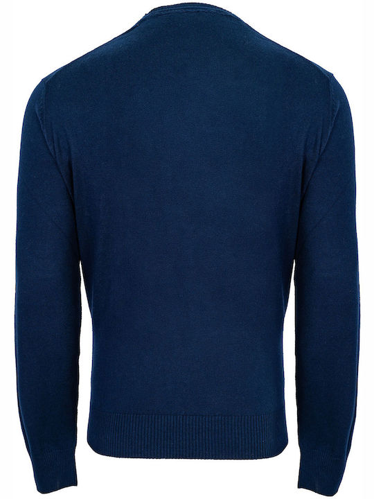 La Martina Herren Langarm-Pullover Blue