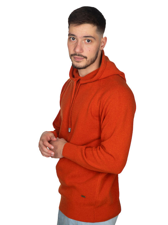 Vera Herren Langarmshirt Dark orange