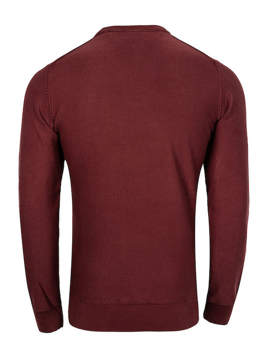 Aeronautica Militare Men's Long Sleeve Sweater Wine