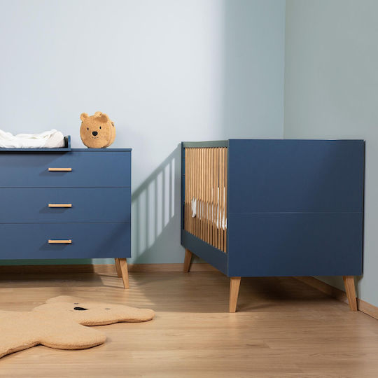 Childhome Babybett Kinderbett Kinderbett Bold Blau