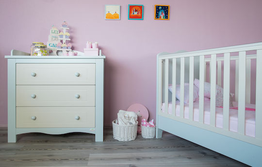 Santa Bebe Πολυμορφική Κούνια Rigel Λευκή